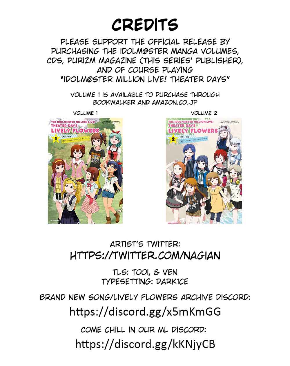 Page 22 Chapter 14 THE iDOLM@STER MILLION LIVE! Theater Days - LIVELY FLOWERS