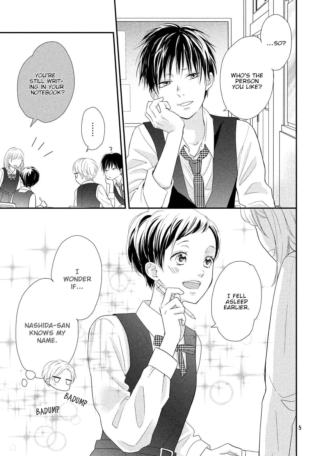 Page 6 Chapter 2 Natsuaki-kun wa Kyou mo Kokuhaku shitai