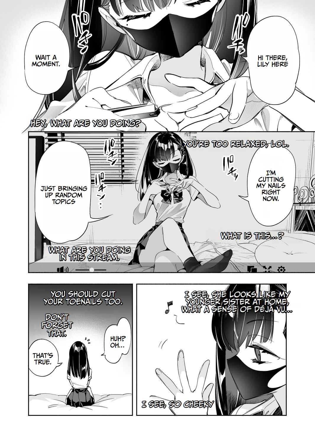 Page 1 Chapter Unknown_6b8a Mentally Tough JK-chan Live Streamer