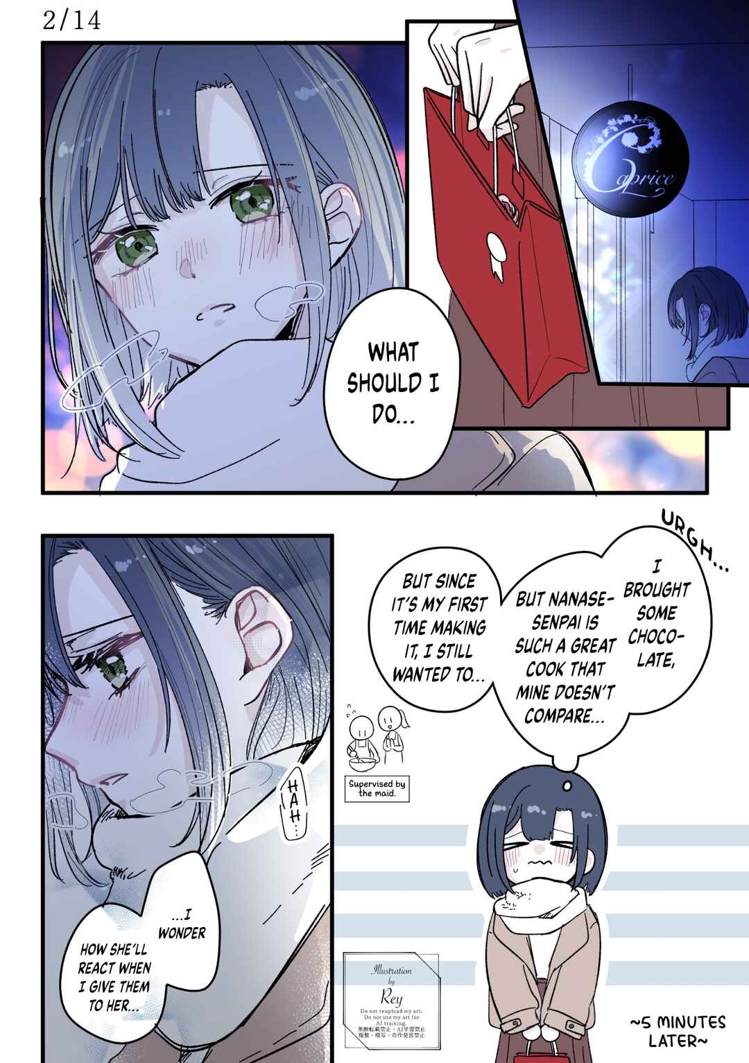 Page 1 Chapter 14.5 Kimi Meku Yoru ni Kogarete