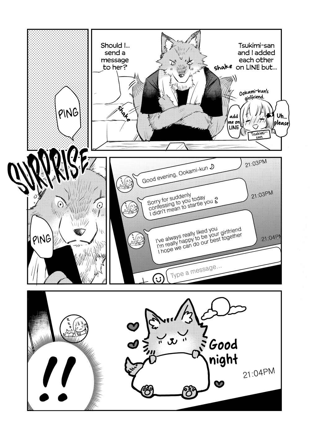 Page 3 Chapter Unknown_f1fe Ookami-kun Got a Girlfriend for the First Time