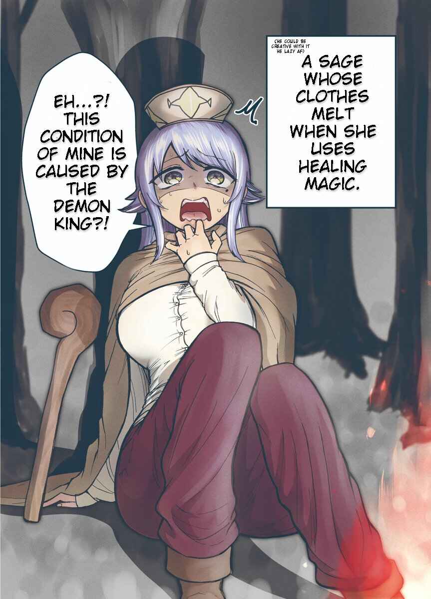 Page 1 Chapter 7 A Story About a Sage Whose Clothes Melt When She Uses Healing Magic