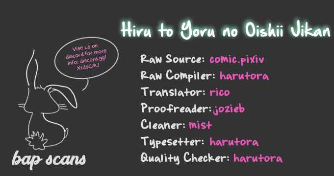 Page 1 Chapter 8 Hiru to Yoru no Oishii Jikan