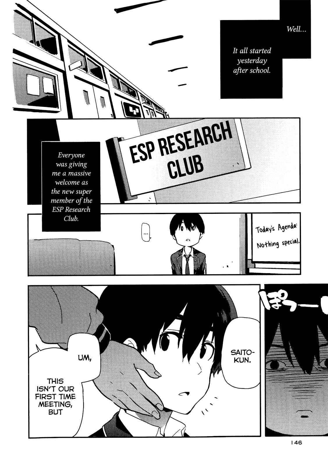 Page 4 Chapter 6 Saito-kun wa Esper Rashii