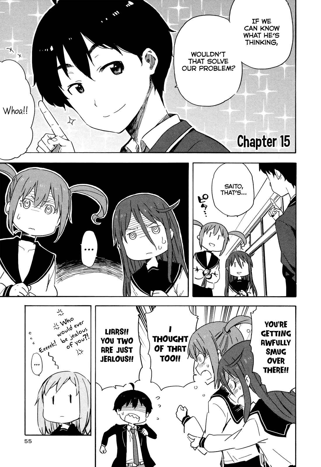 Page 1 Chapter 15 Saito-kun wa Esper Rashii