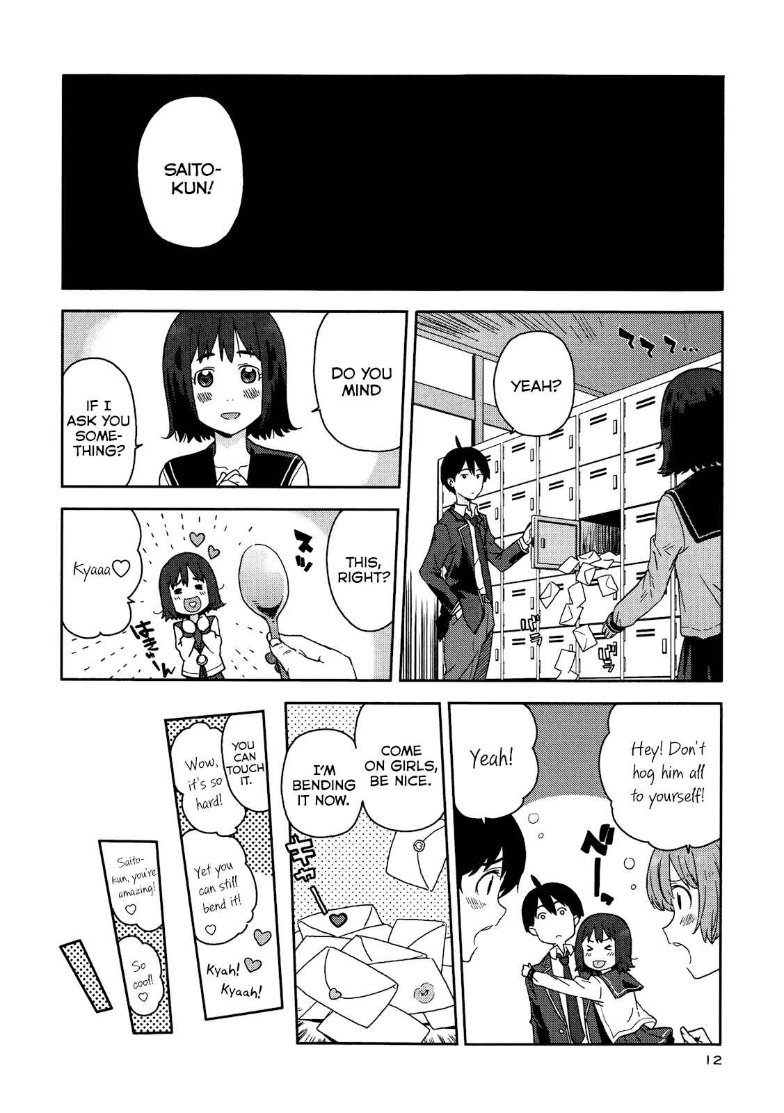 Page 13 Chapter 1 Saito-kun wa Esper Rashii