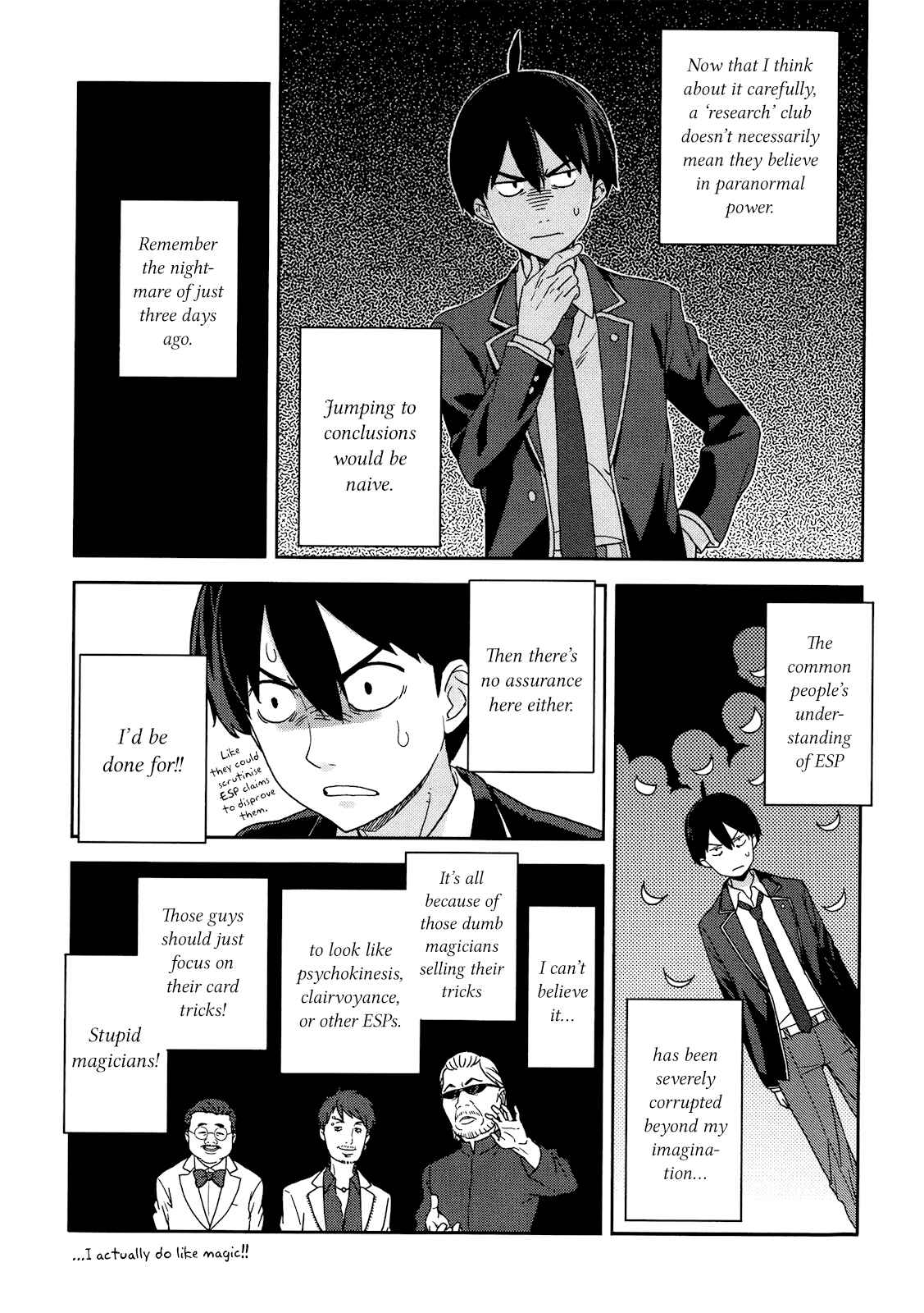 Page 20 Chapter 1 Saito-kun wa Esper Rashii