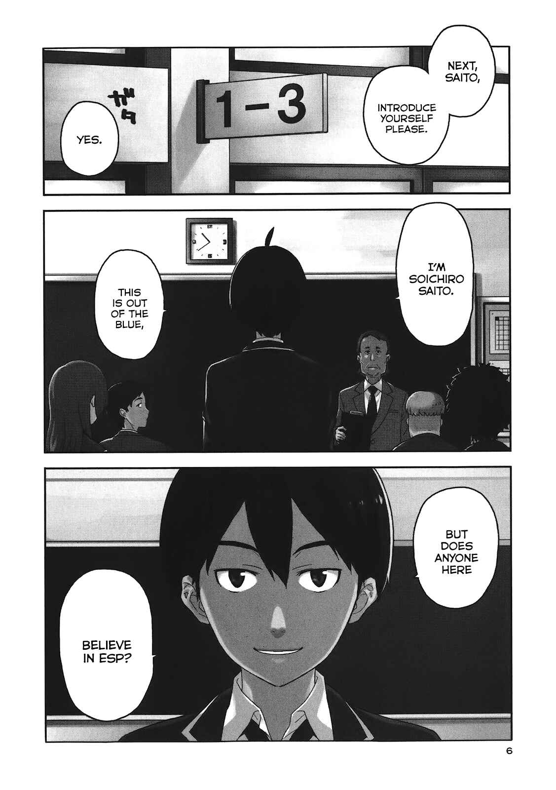 Page 7 Chapter 1 Saito-kun wa Esper Rashii
