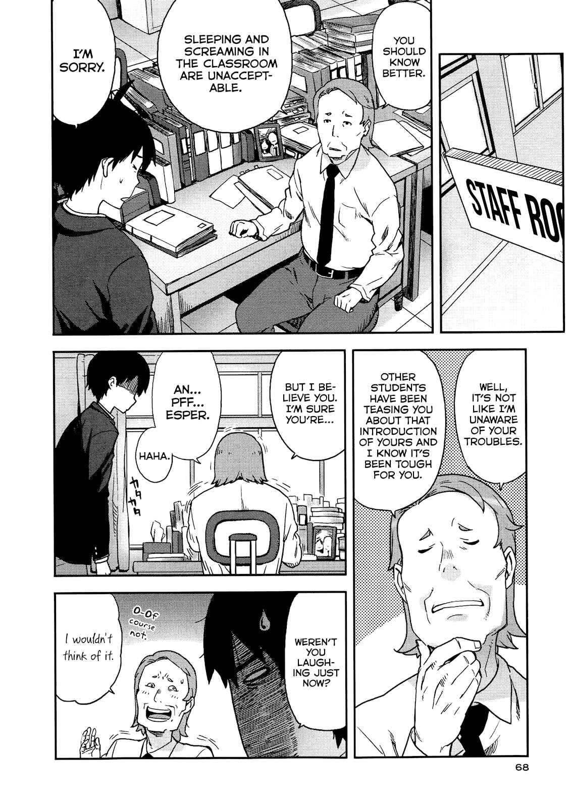 Page 4 Chapter 3 Saito-kun wa Esper Rashii