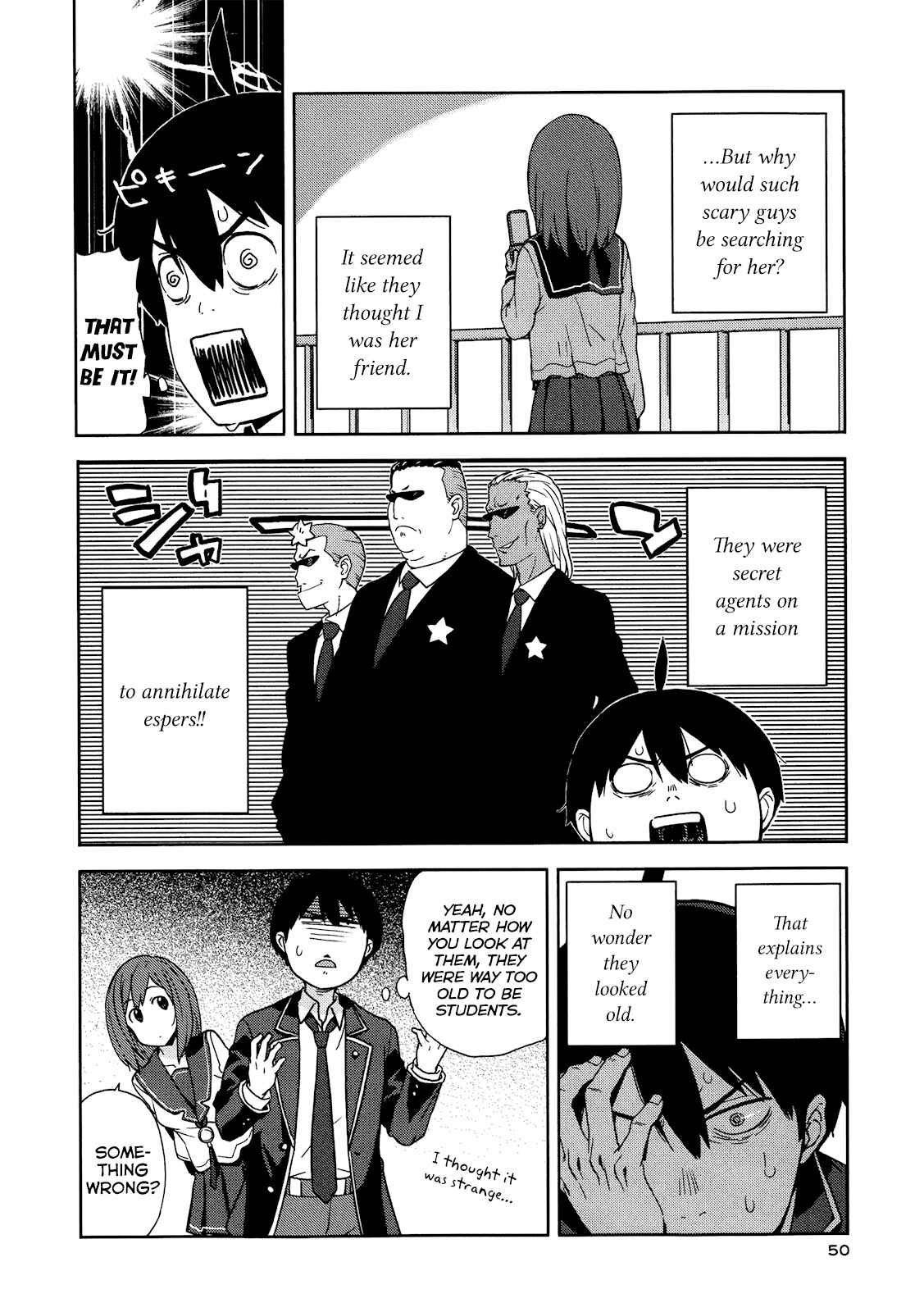 Page 14 Chapter 2 Saito-kun wa Esper Rashii