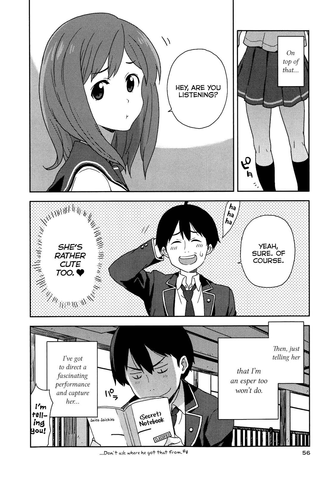 Page 20 Chapter 2 Saito-kun wa Esper Rashii