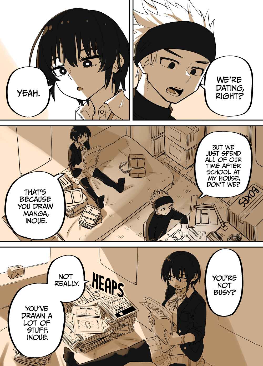 Page 1 Chapter 1 The Manga Freak and the Oddball
