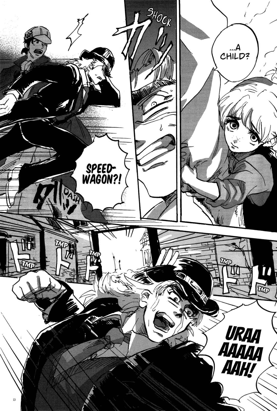 Page 12 Chapter Unknown_e2d2 Jojos Bizarre Adventure - Lamp Black no Machi no Naka (Doujinshi)
