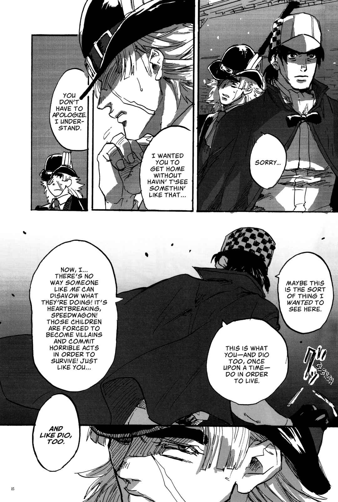 Page 14 Chapter Unknown_e2d2 Jojos Bizarre Adventure - Lamp Black no Machi no Naka (Doujinshi)