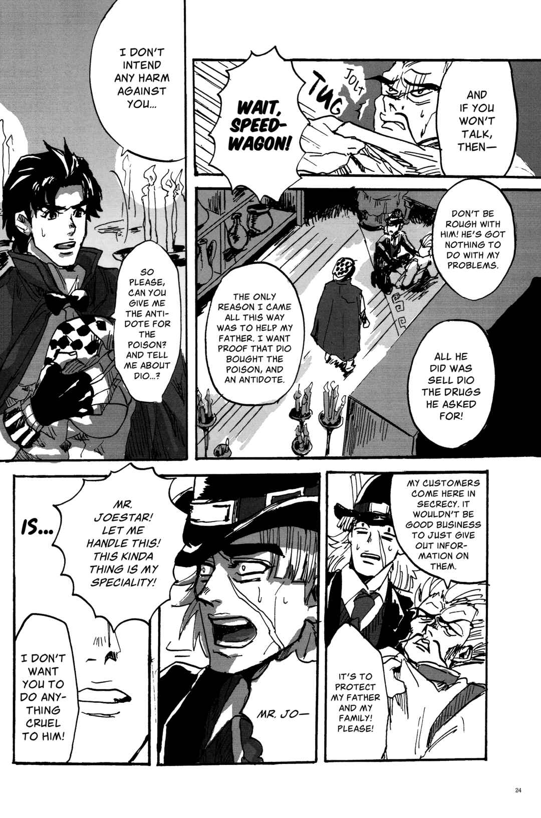 Page 23 Chapter Unknown_e2d2 Jojos Bizarre Adventure - Lamp Black no Machi no Naka (Doujinshi)