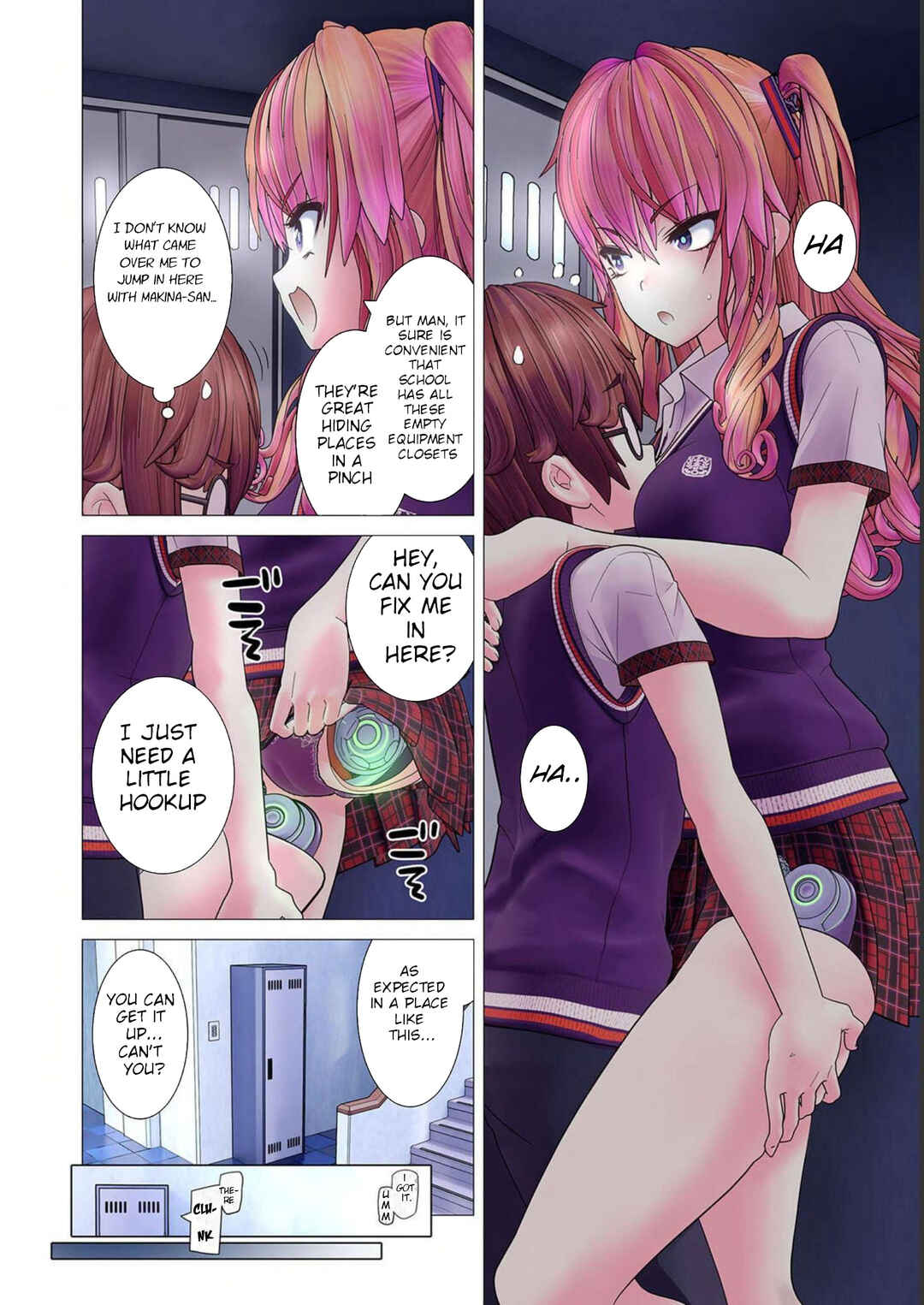 Page 4 Chapter 4 Kakushite! Makina-san!! (Official Colored)