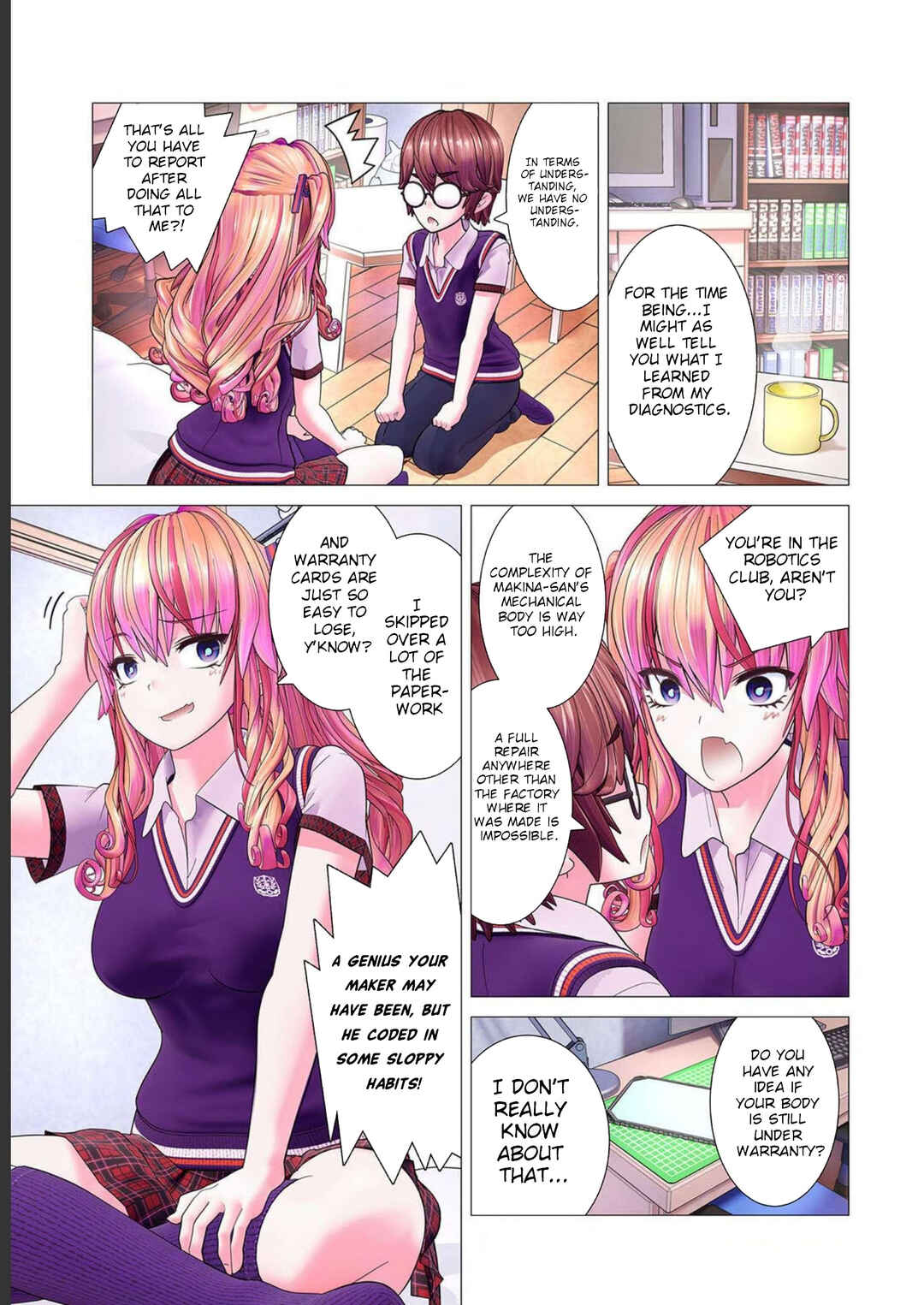Page 13 Chapter 5 Kakushite! Makina-san!! (Official Colored)
