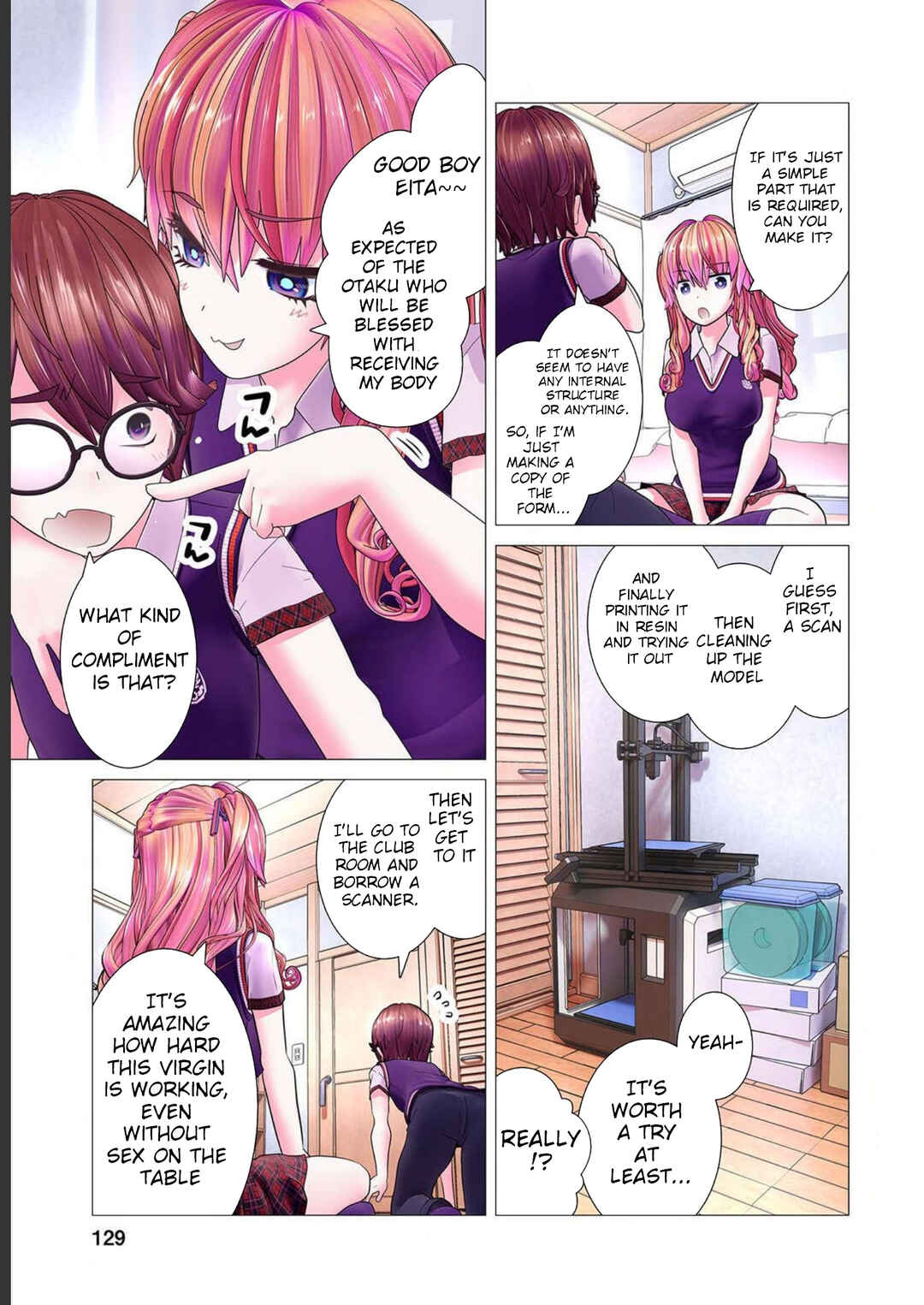 Page 15 Chapter 5 Kakushite! Makina-san!! (Official Colored)