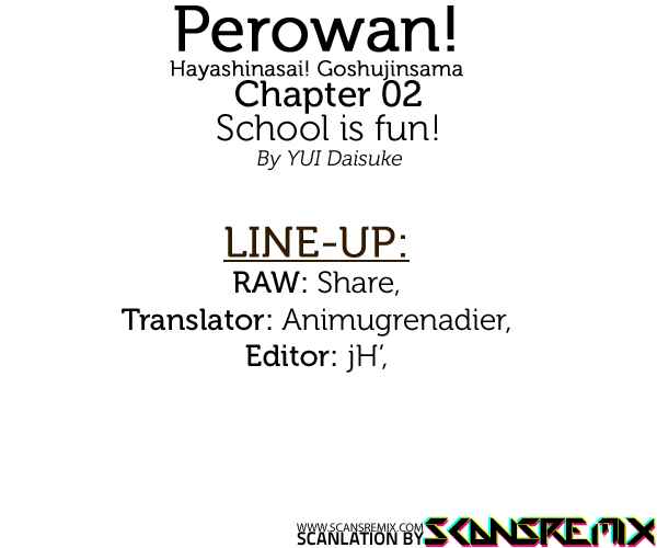 Page 1 Chapter 2 Perowan! - Hayaku Shinasai! Goshujinsama
