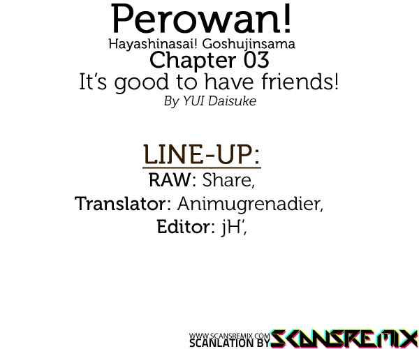 Page 1 Chapter 3 Perowan! - Hayaku Shinasai! Goshujinsama