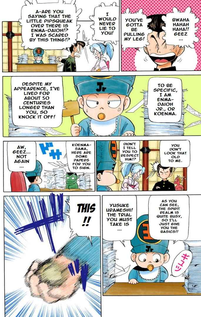 Page 7 Chapter 2 YuYu Hakusho (Official Colored)