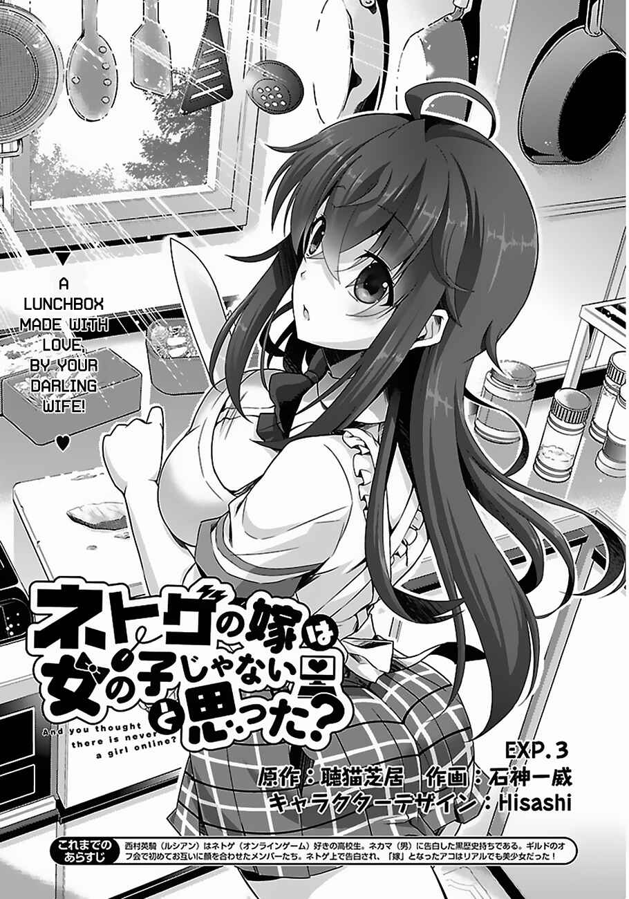 Page 5 Chapter 3 Netoge no Yome wa Onnanoko ja Nai to Omotta?