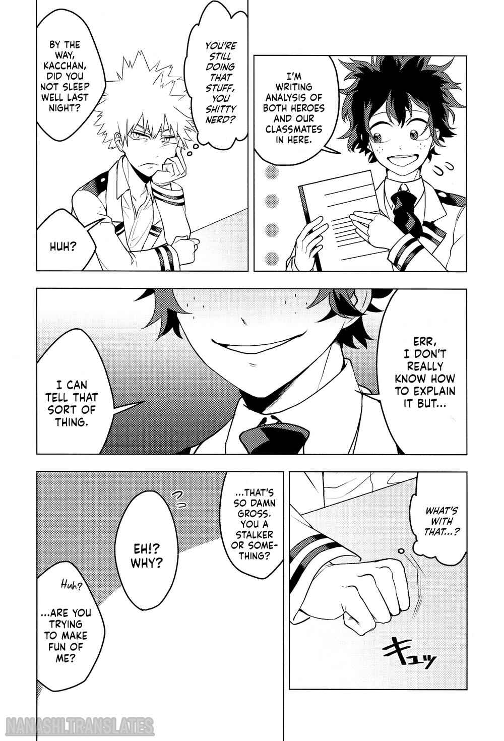 Page 10 Chapter Unknown_5b7e My Hero Academia - Bunseki Notebook (Doujinshi)