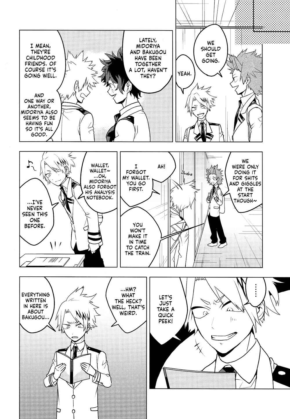 Page 13 Chapter Unknown_5b7e My Hero Academia - Bunseki Notebook (Doujinshi)