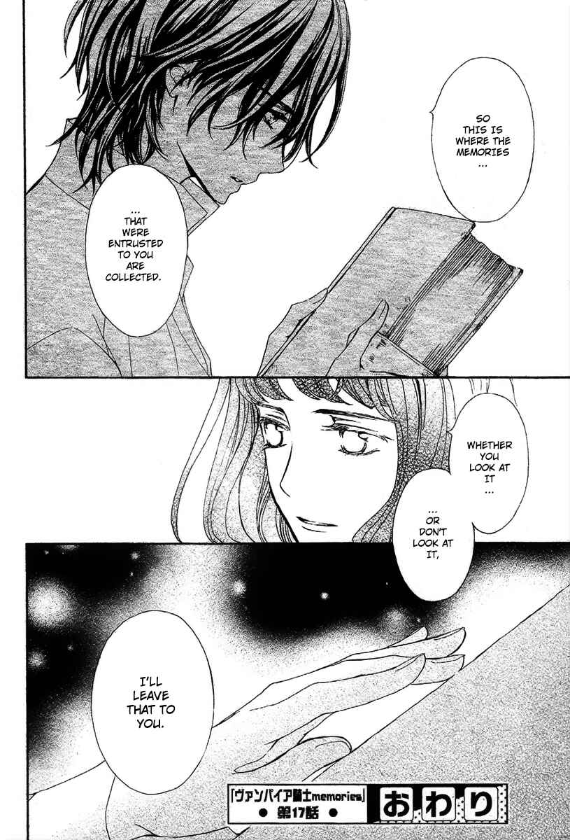 Page 37 Chapter 17 Vampire Knight Memories