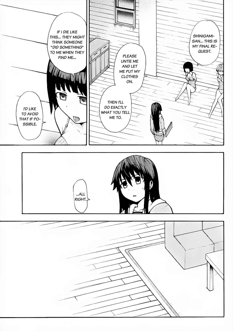 Page 37 Chapter 4 Shinigami-sama ni Saigo no Onegai wo