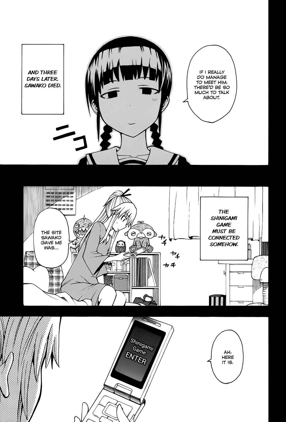 Page 9 Chapter 13 Shinigami-sama ni Saigo no Onegai wo