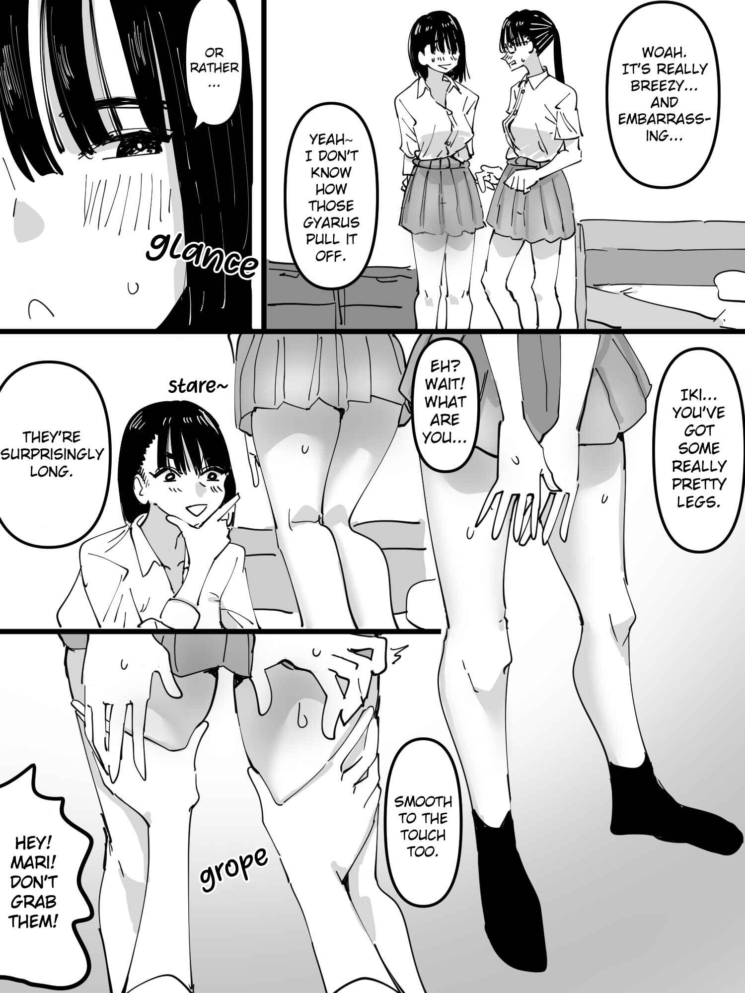 Page 3 Chapter Unknown_0b1e That Time Me and My Friend Tried Raising Our Skirts 10cm Above the Knee