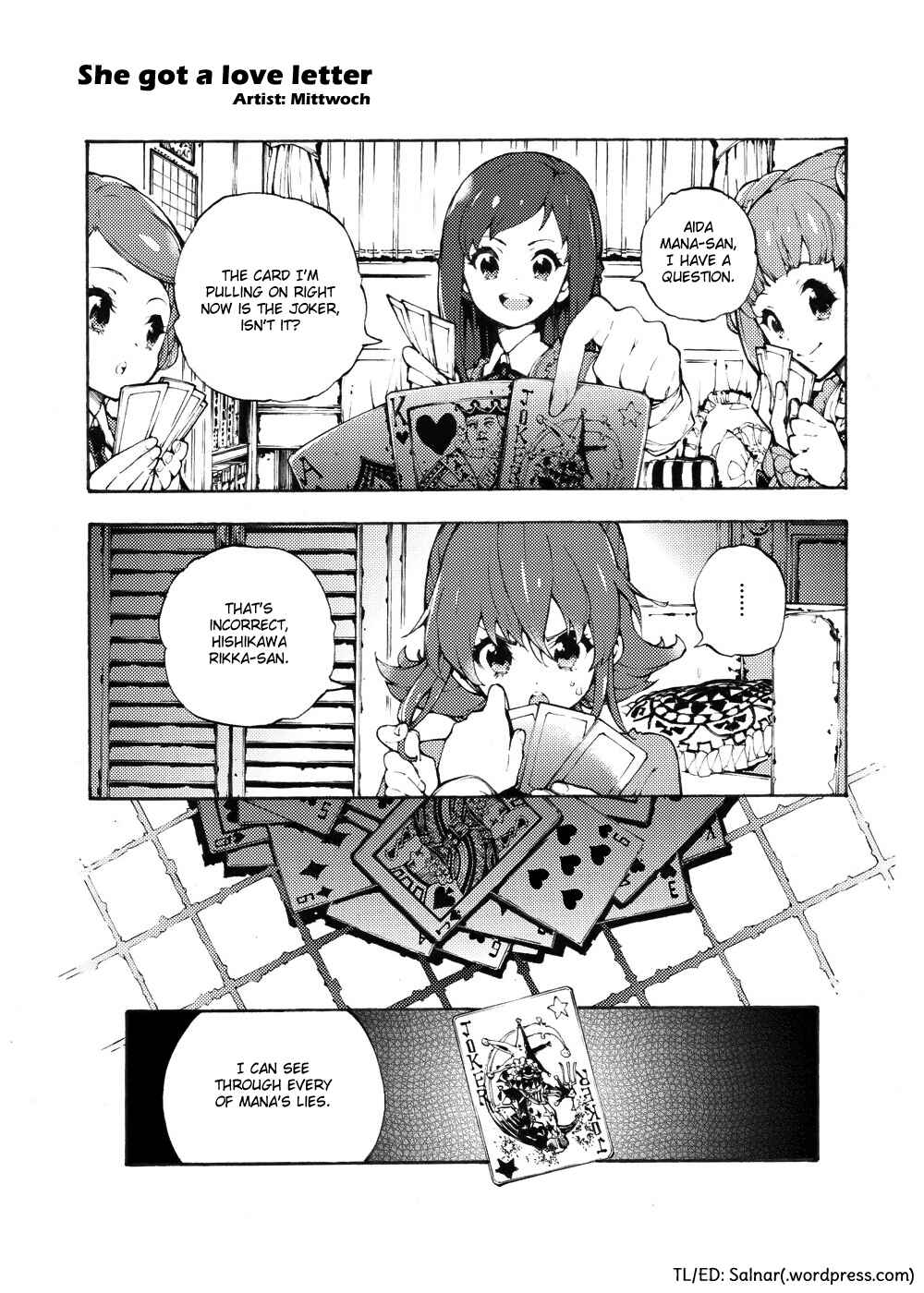 Page 1 Chapter Unknown_d4ac Dokidoki! PreCure - She got a love letter (Doujinshi)