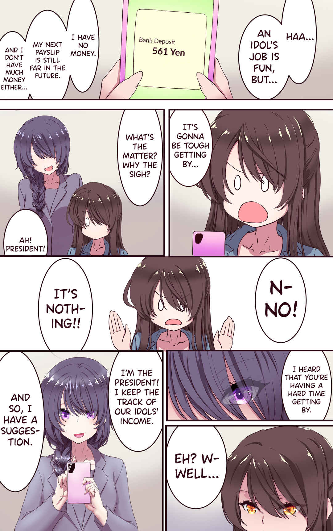 Page 4 Chapter Unknown_1465 Iku no Gaman Game! Chika Idol 24-jikan Taikyuu Haishin