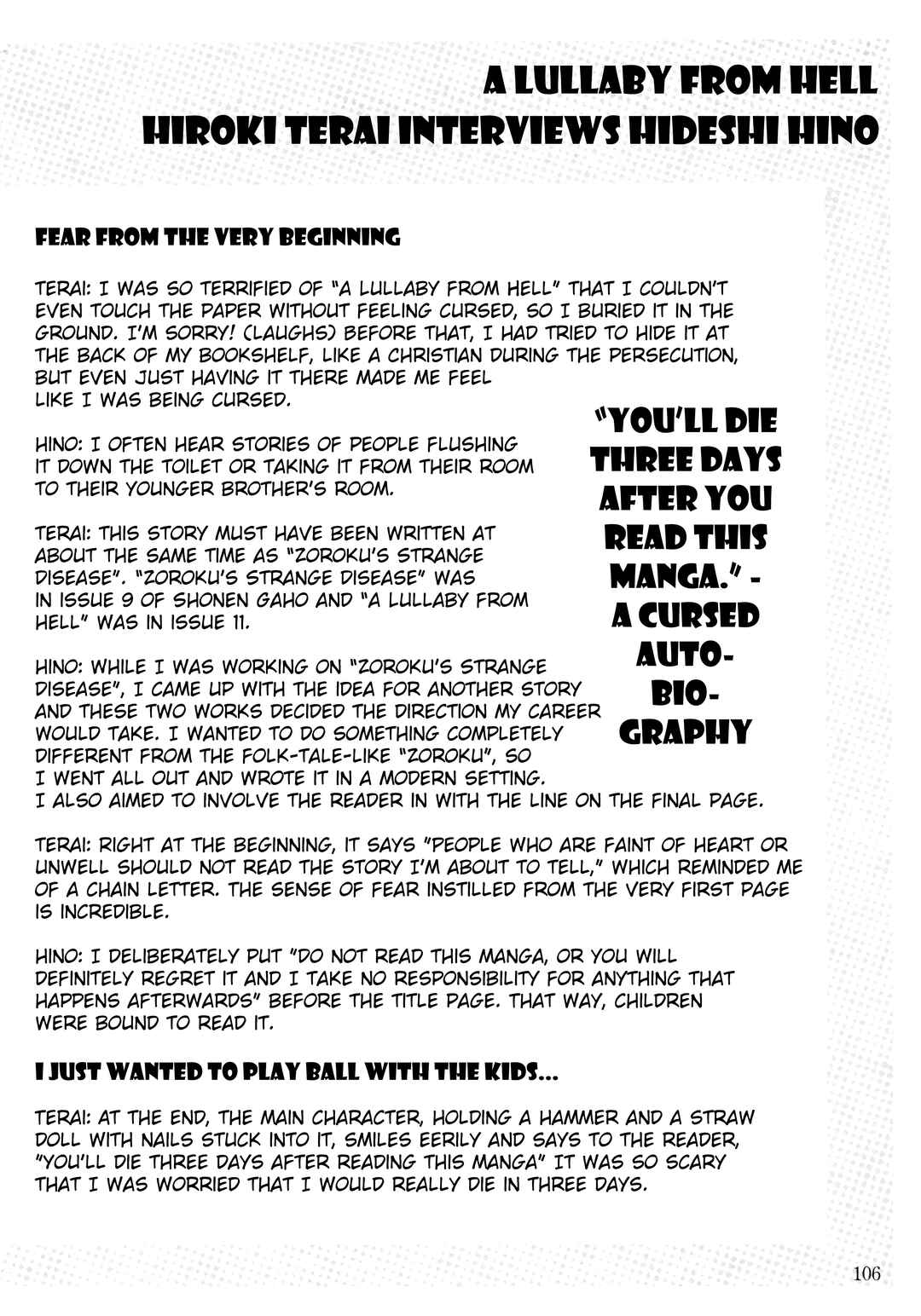 Page 36 Chapter 2 Trauma! Bizarre Manga Collection