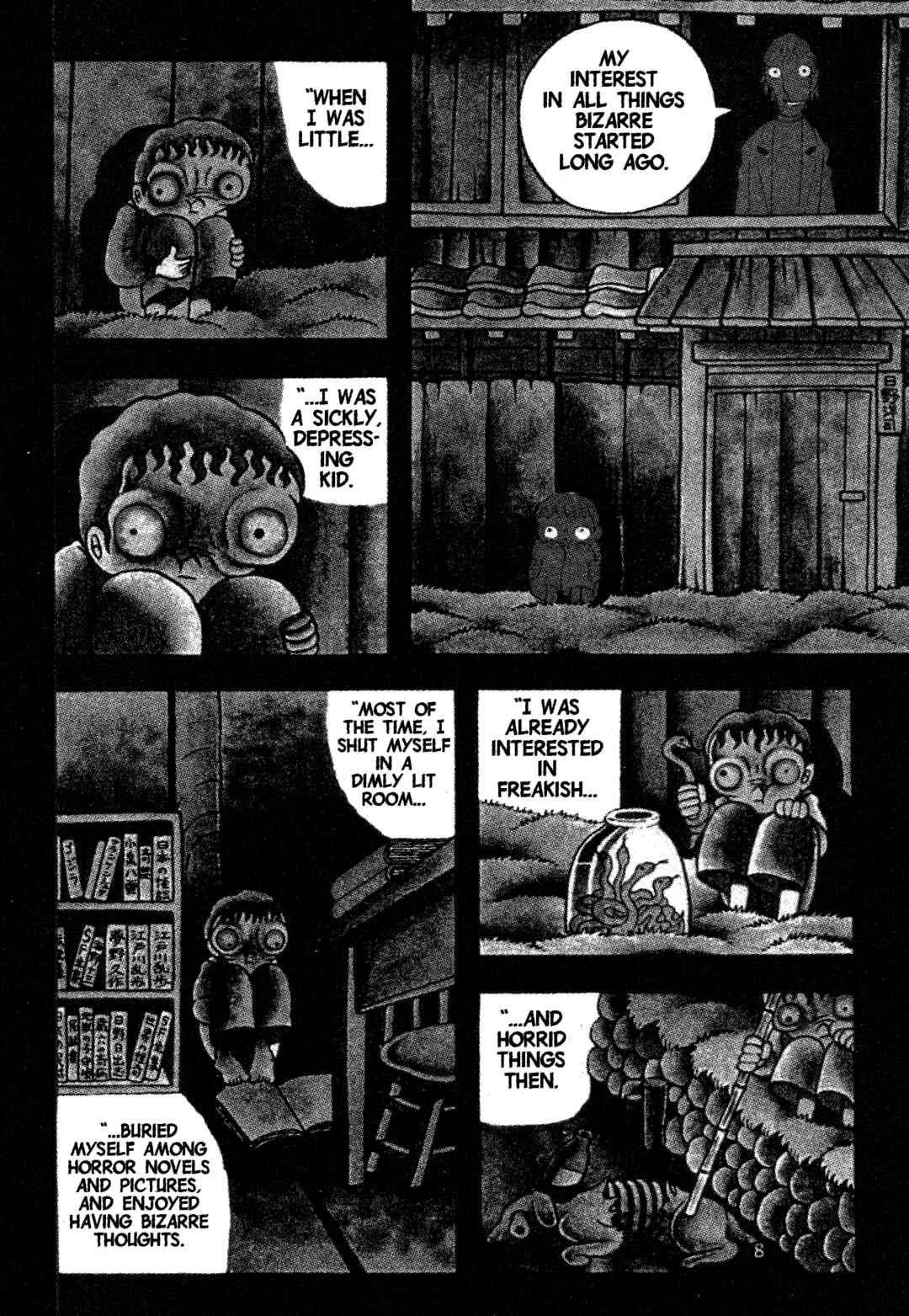 Page 8 Chapter 2 Trauma! Bizarre Manga Collection