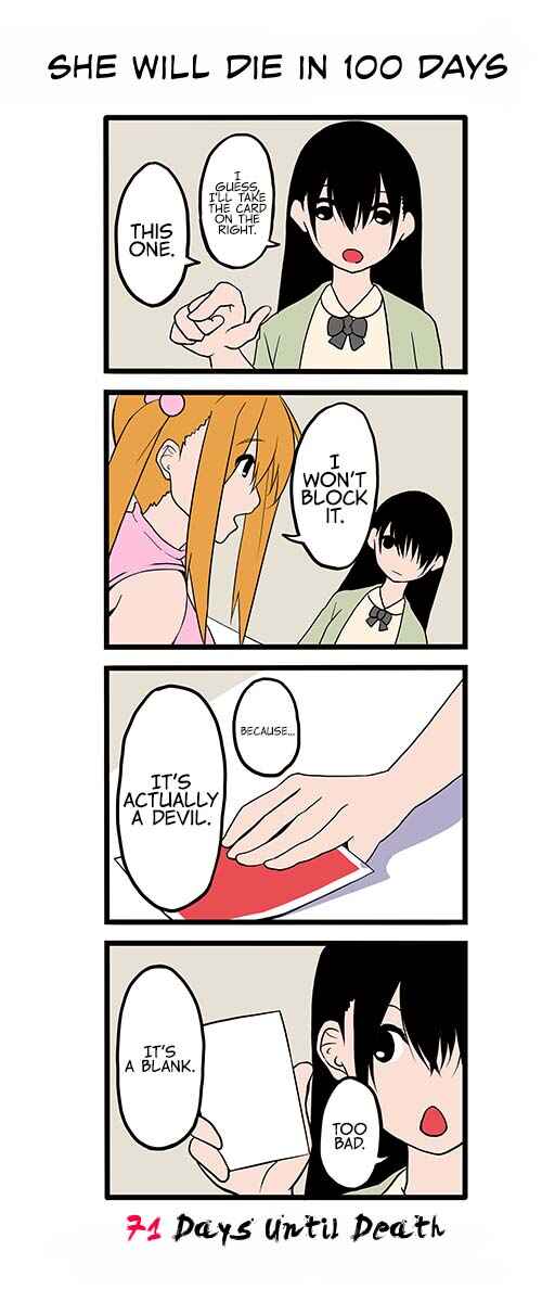 Page 1 Chapter 29 She will Die in 100 Days