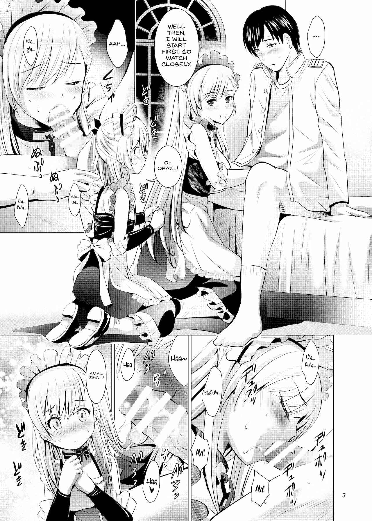 Page 5 Chapter Unknown_824c Azur Lane - BelBel no Gohoushi (Doujinshi)