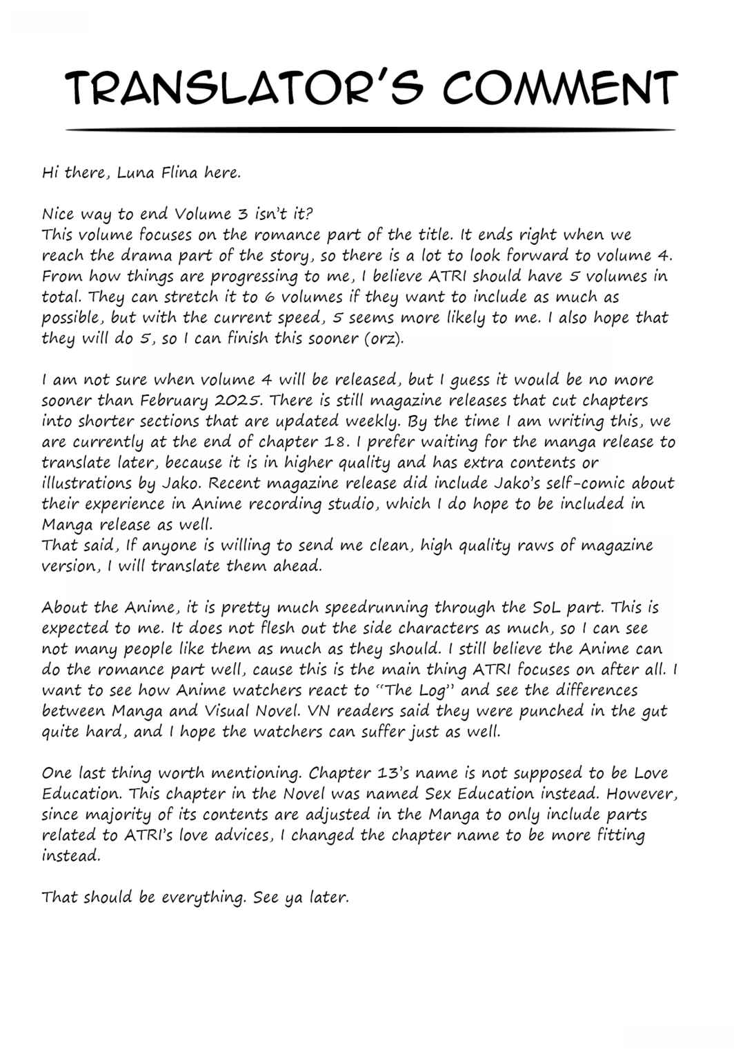 Page 42 Chapter 15 ATRI -My Dear Moments-