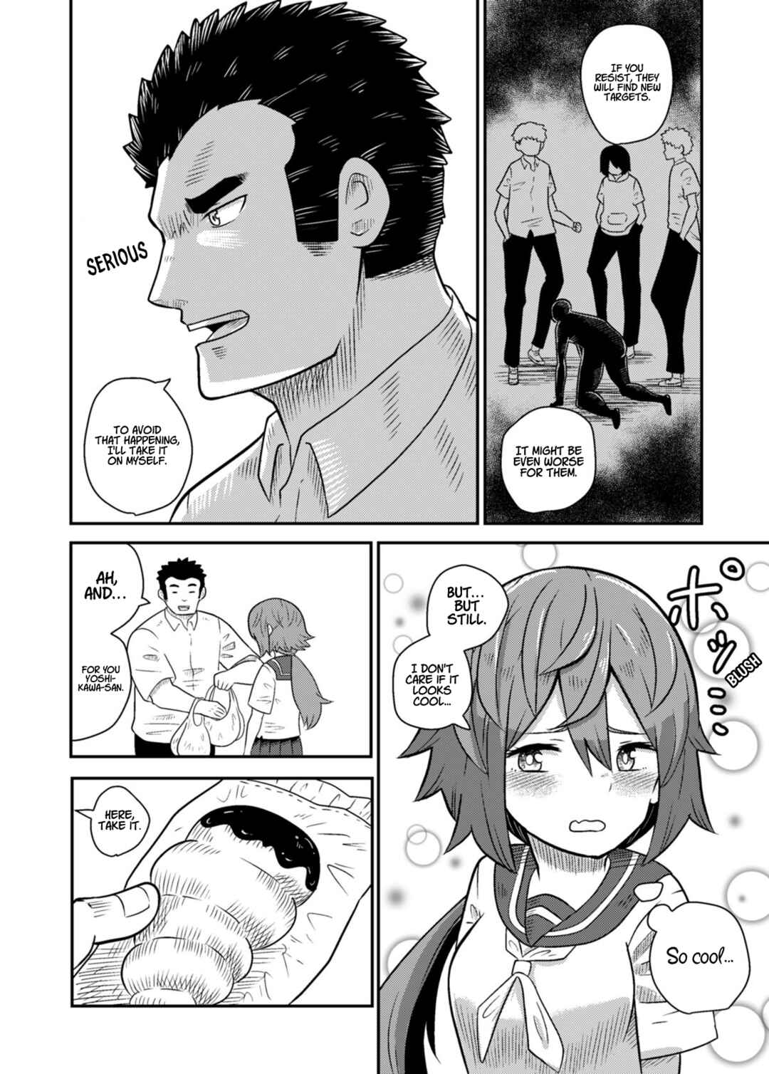 Page 4 Chapter 2 The bullied kid is cool.