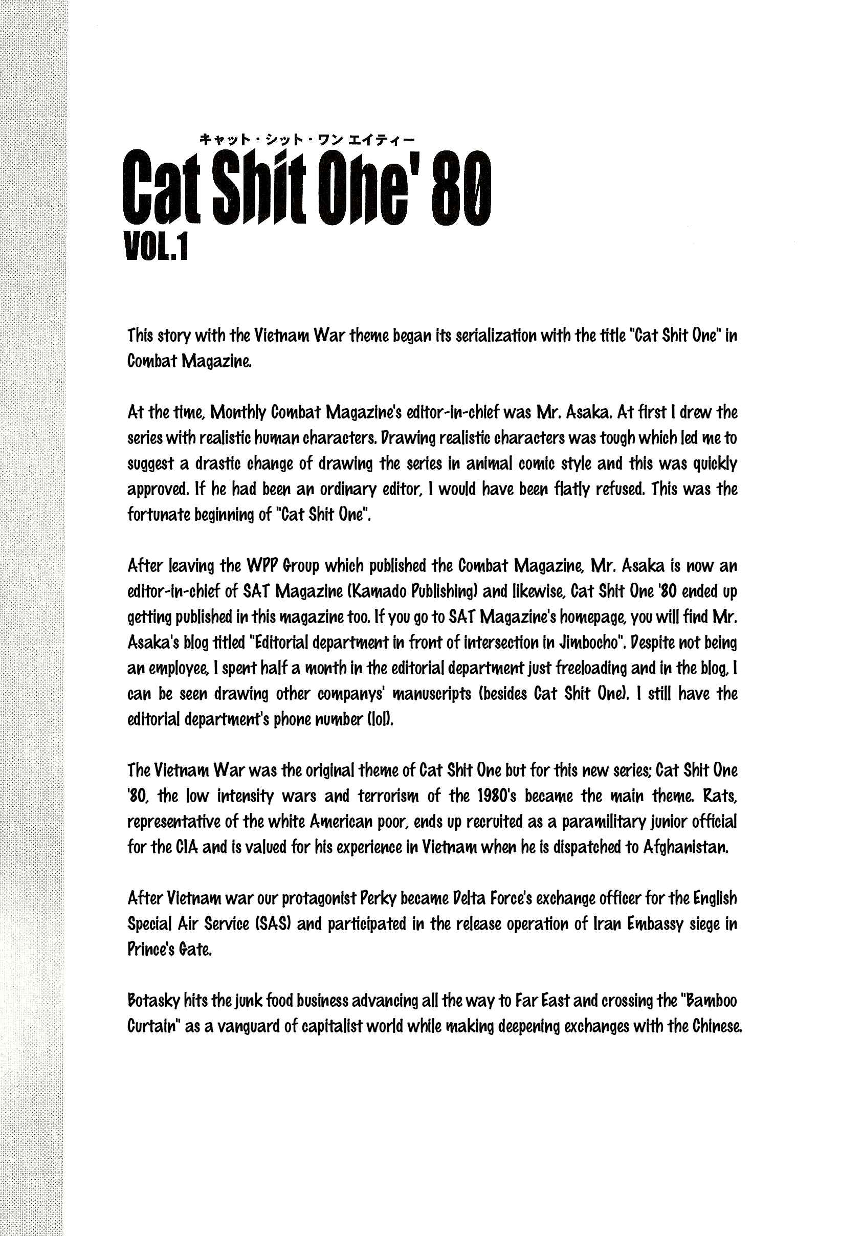 Page 18 Chapter 8 Cat Shit One 80