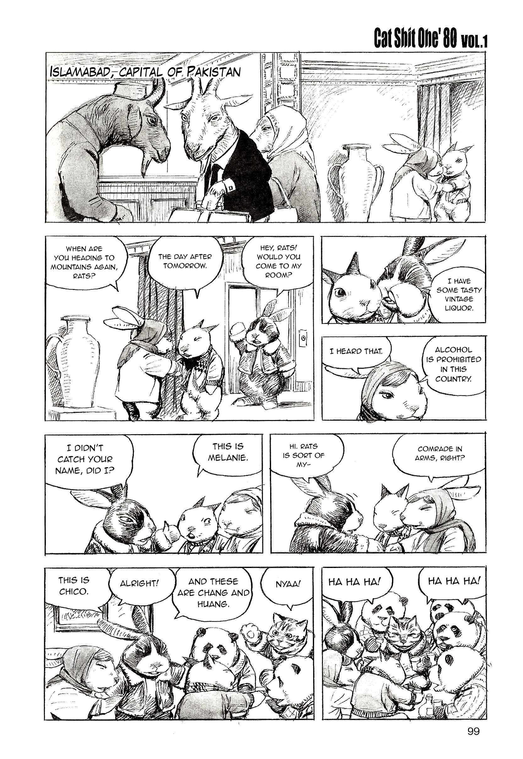 Page 1 Chapter 7 Cat Shit One 80