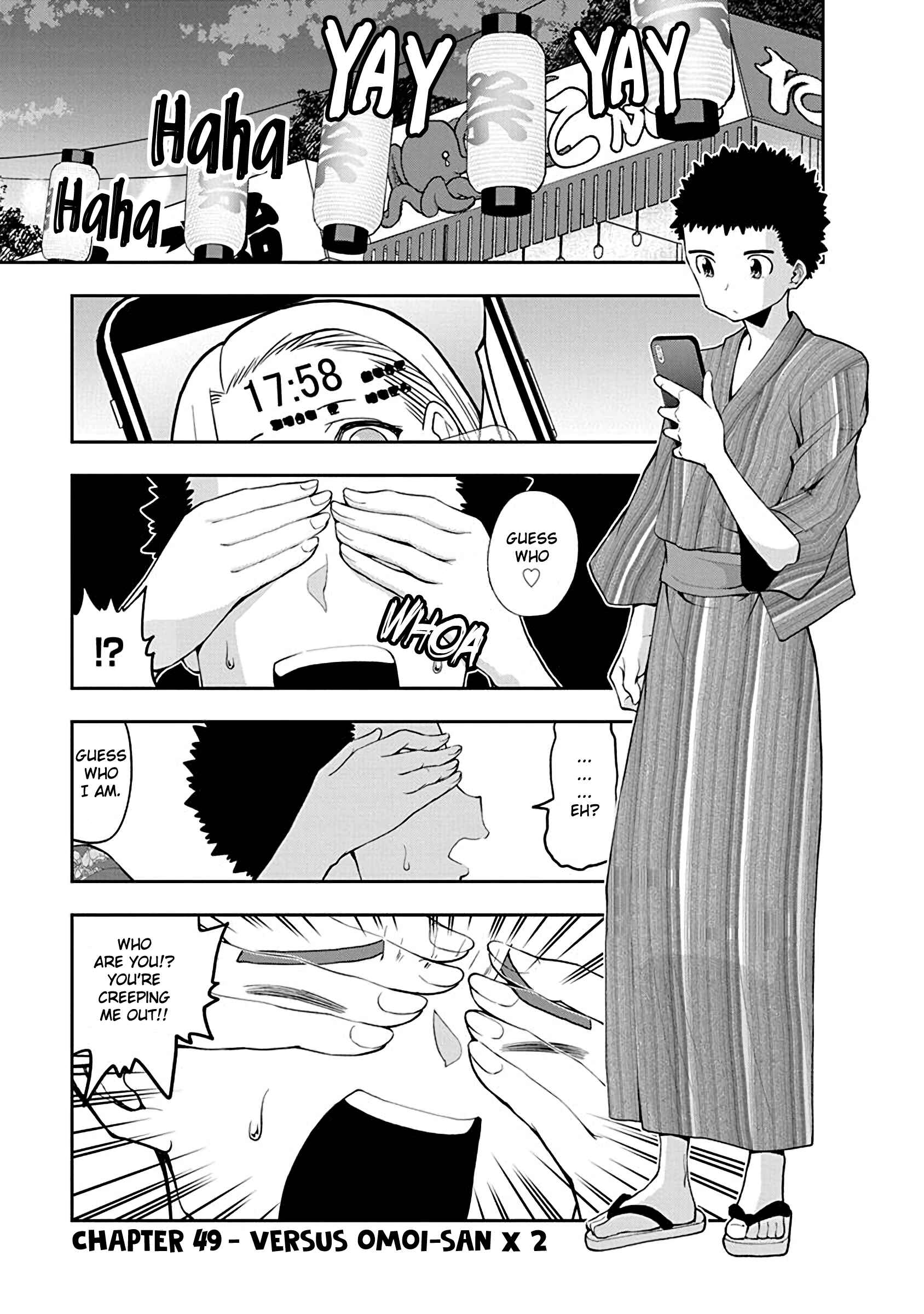 Page 1 Chapter 49 Omoi-san’s Overwhelming Obsession