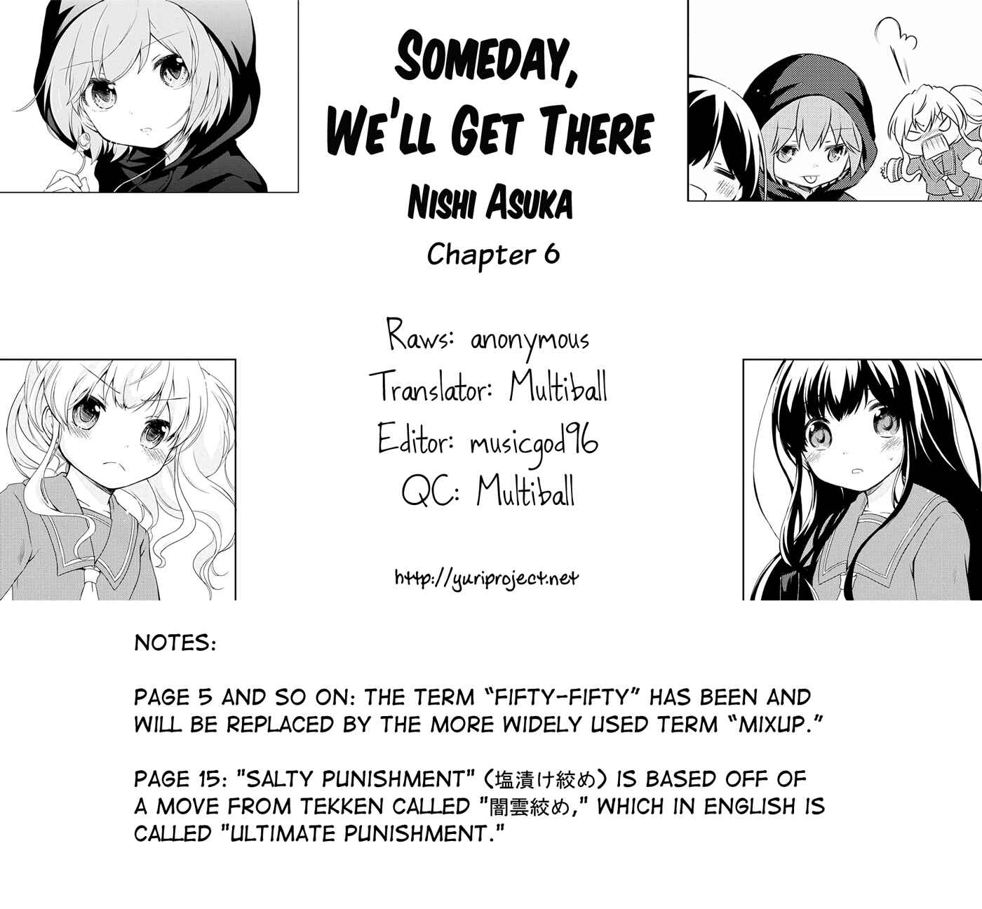 Page 1 Chapter 6 Someday, Well Get There