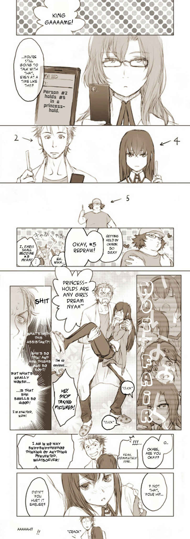 Page 4 Chapter Unknown_f170 Steins;Gate - Kings Game With Lab Members (Doujinshi)