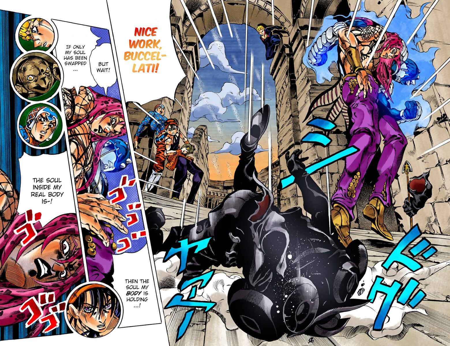 Page 3 Chapter 136 JoJos Bizarre Adventure, Part 5: Golden Wind (Official Colored)