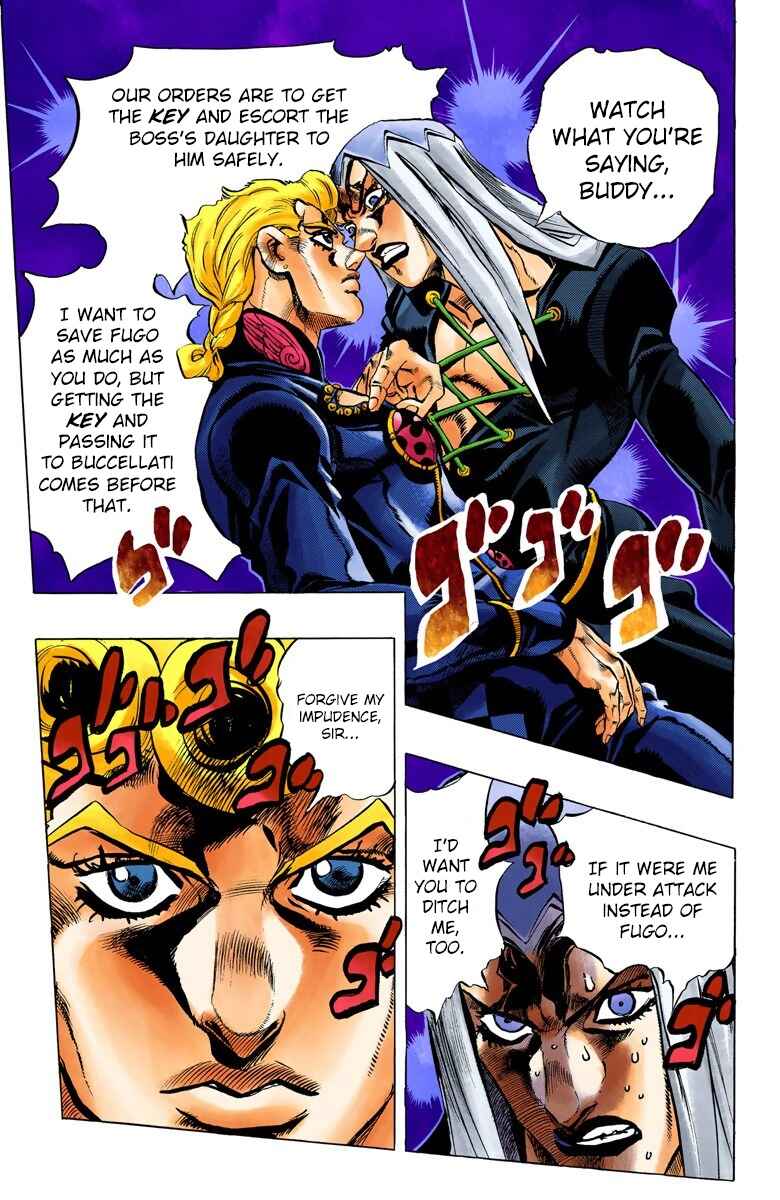 Page 9 Chapter 42 JoJos Bizarre Adventure, Part 5: Golden Wind (Official Colored)