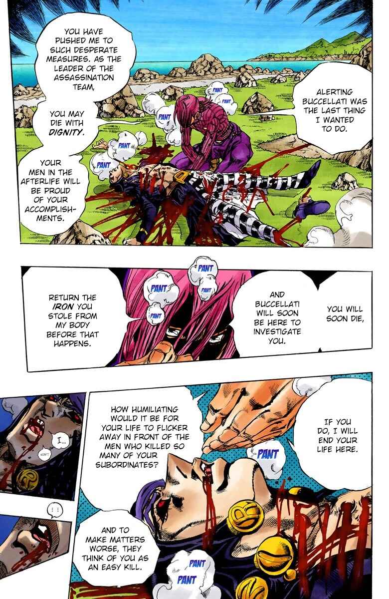 Page 9 Chapter 109 JoJos Bizarre Adventure, Part 5: Golden Wind (Official Colored)