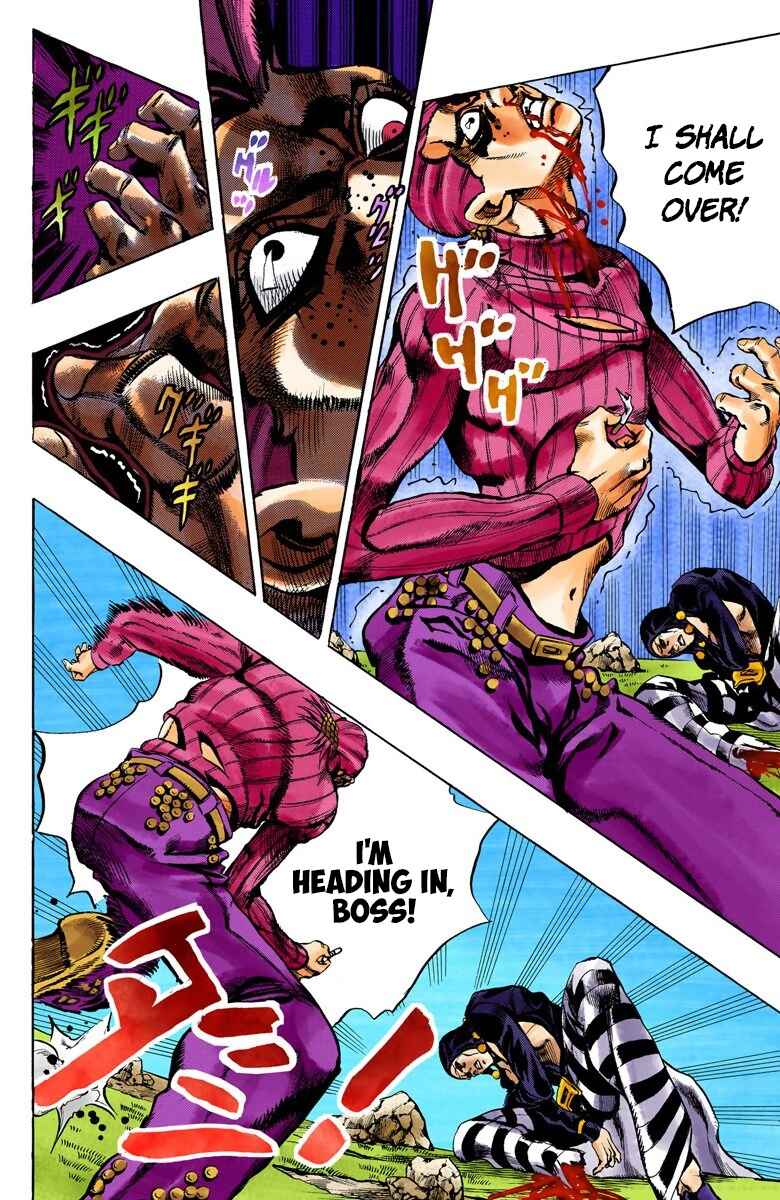 Page 4 Chapter 107 JoJos Bizarre Adventure, Part 5: Golden Wind (Official Colored)