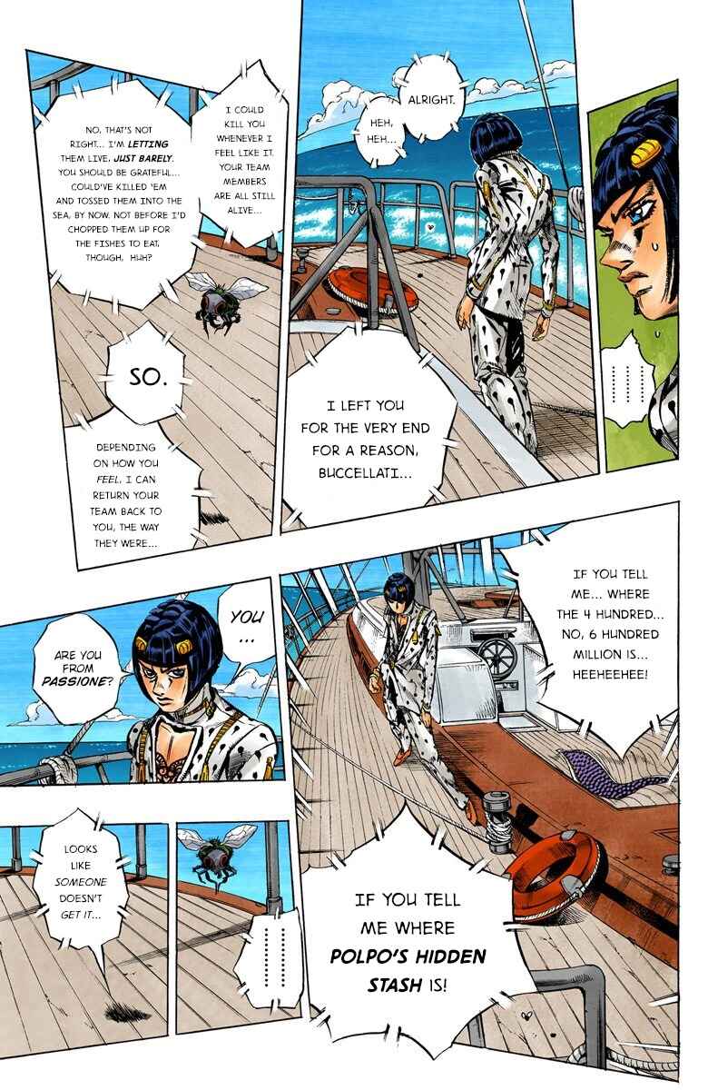 Page 8 Chapter 22 JoJos Bizarre Adventure, Part 5: Golden Wind (Official Colored)